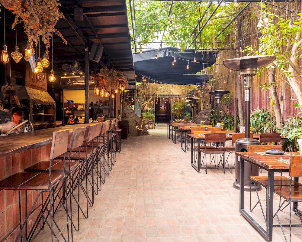 Los Fuegos recreates the feel of a traditional Argentinian barbecue 